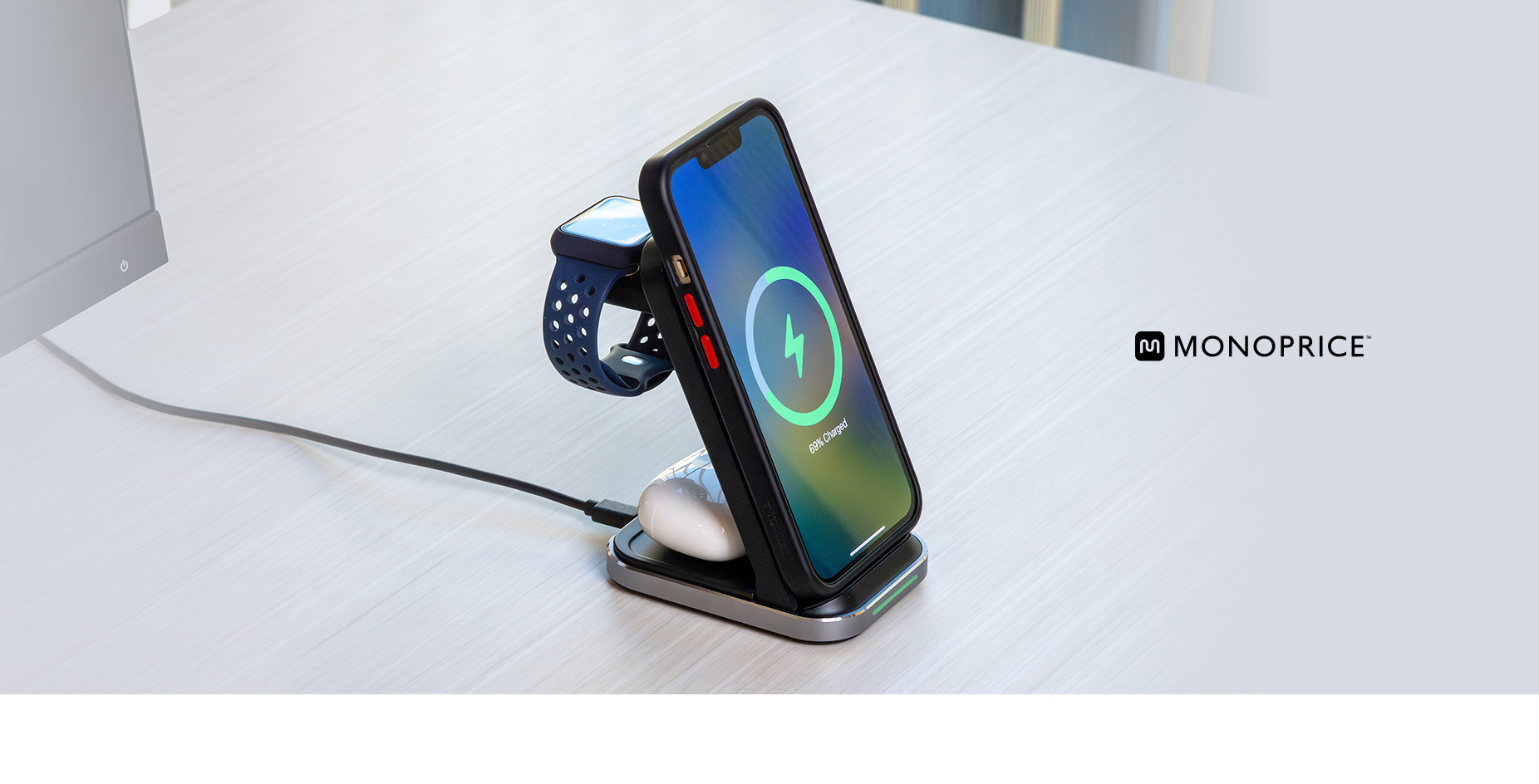 3 in 1 Wireless Charging Station for iPhone