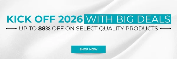 Kick Off 2026 with Big Deals Up to 86% Off on select quality products. Shop Now!