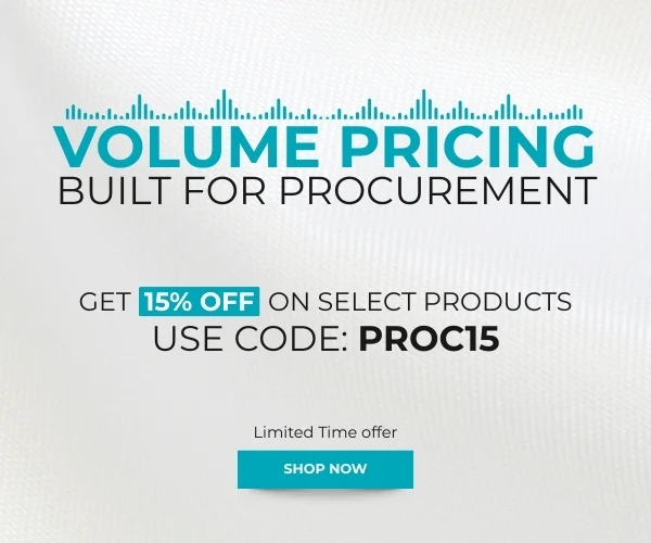 Volume Pricing Built for Procurement Get 15% off on select products-Use Code: PROC15