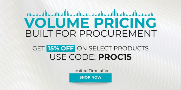 Volume Pricing Built for Procurement Get 15% off on select products-Use Code: PROC15