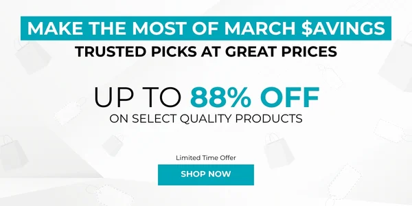 Make the Most of March Savings Up to 88% - March Clearance