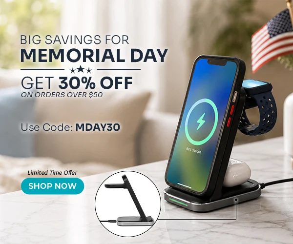Big Savings for Memorial Day Take 30% Off on selected products Use Code: MDAY30
