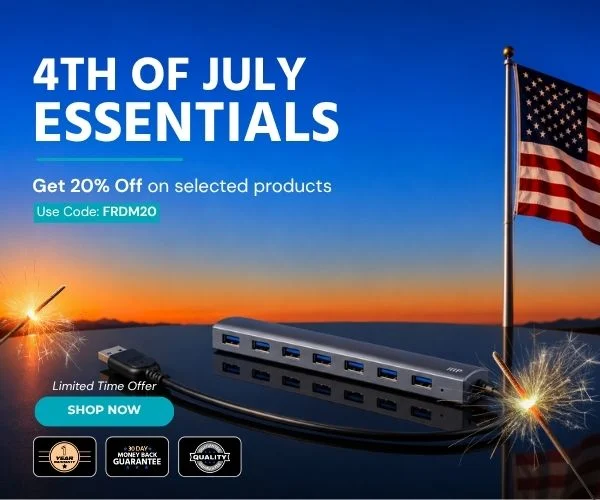 4th of July Essentials Get 20% off on selected product limited time offer Use Code: FRDM20 Shop Now