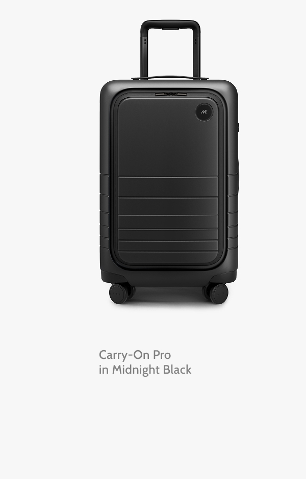 Carry-On Pro in Midnight Black.