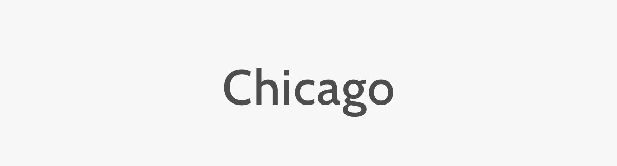 Chicago.