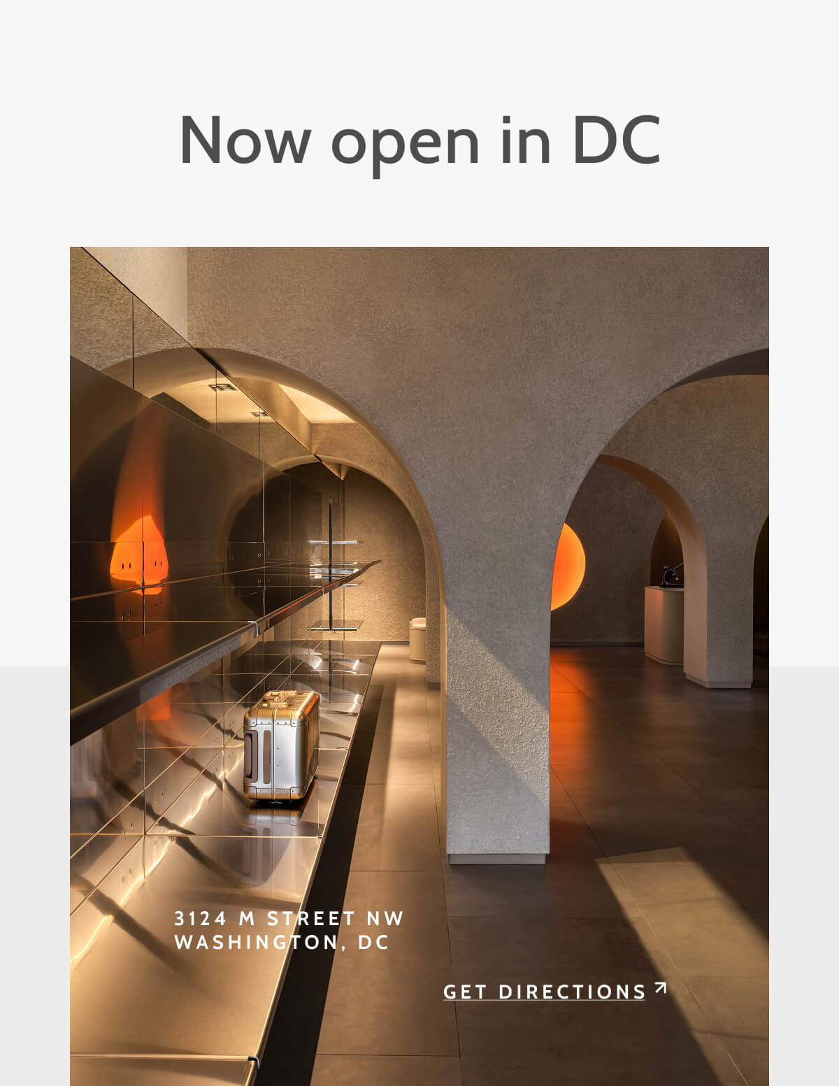 Now open in DC. 3124 M Street NW Washington, DC. Get directions.