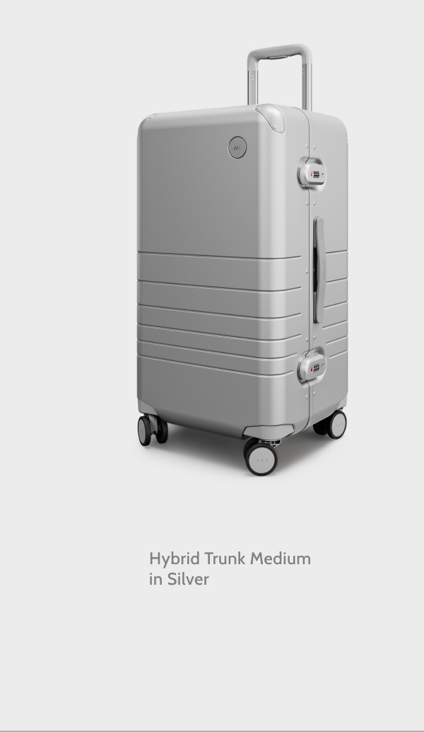 Hybrid Trunk Medium in Silver.