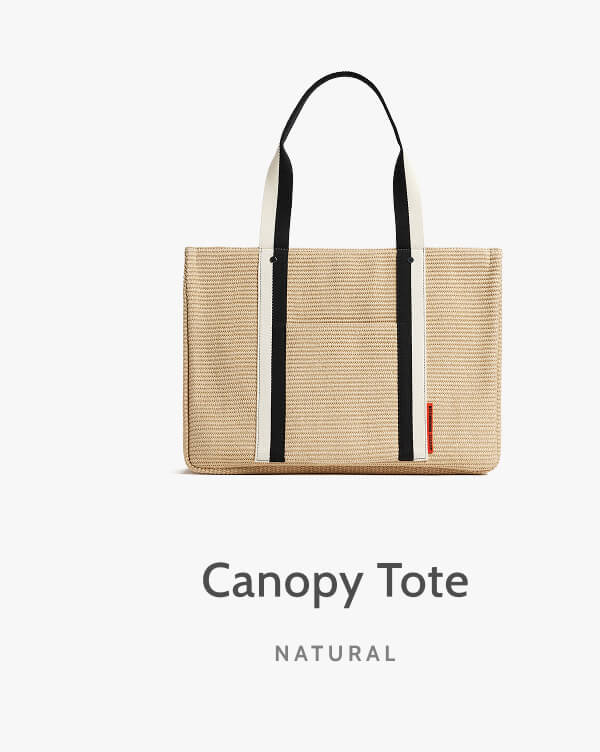 Canopy Tote. Natural.