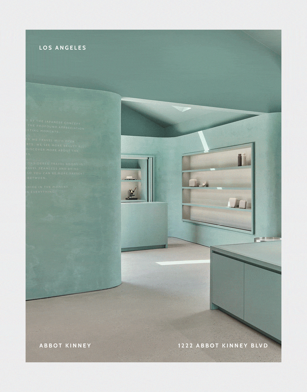 04. We expanded our retail presence in the U.S. with store openings in Los Angeles, New York, Chicago, Washington DC, and Boston. Each Monos store has a unique design – shaped by its architecture, city, and neighbourhood.
