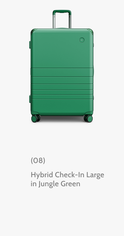 (08) Hybrid Check-In Large in Jungle Green.