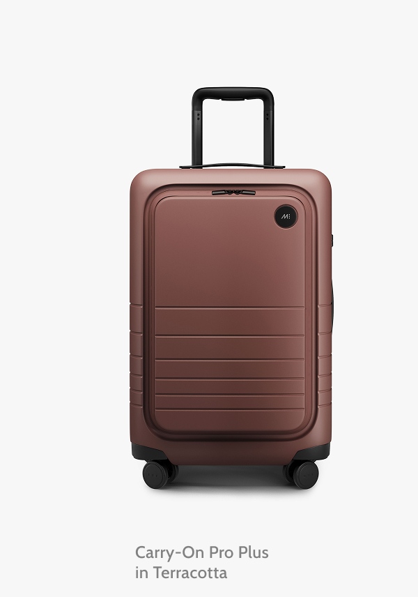 Carry-On Pro Plus in Terracotta.