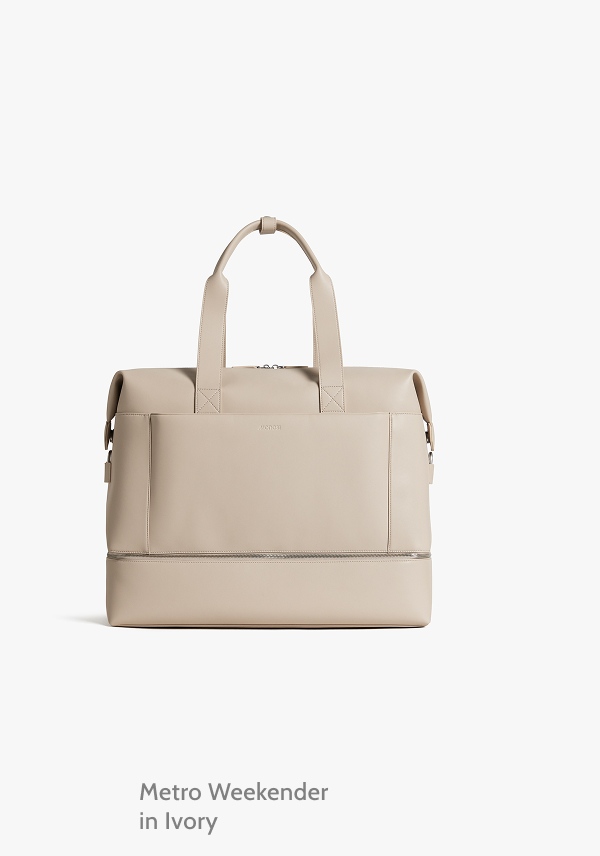 Metro Weekender in Ivory.