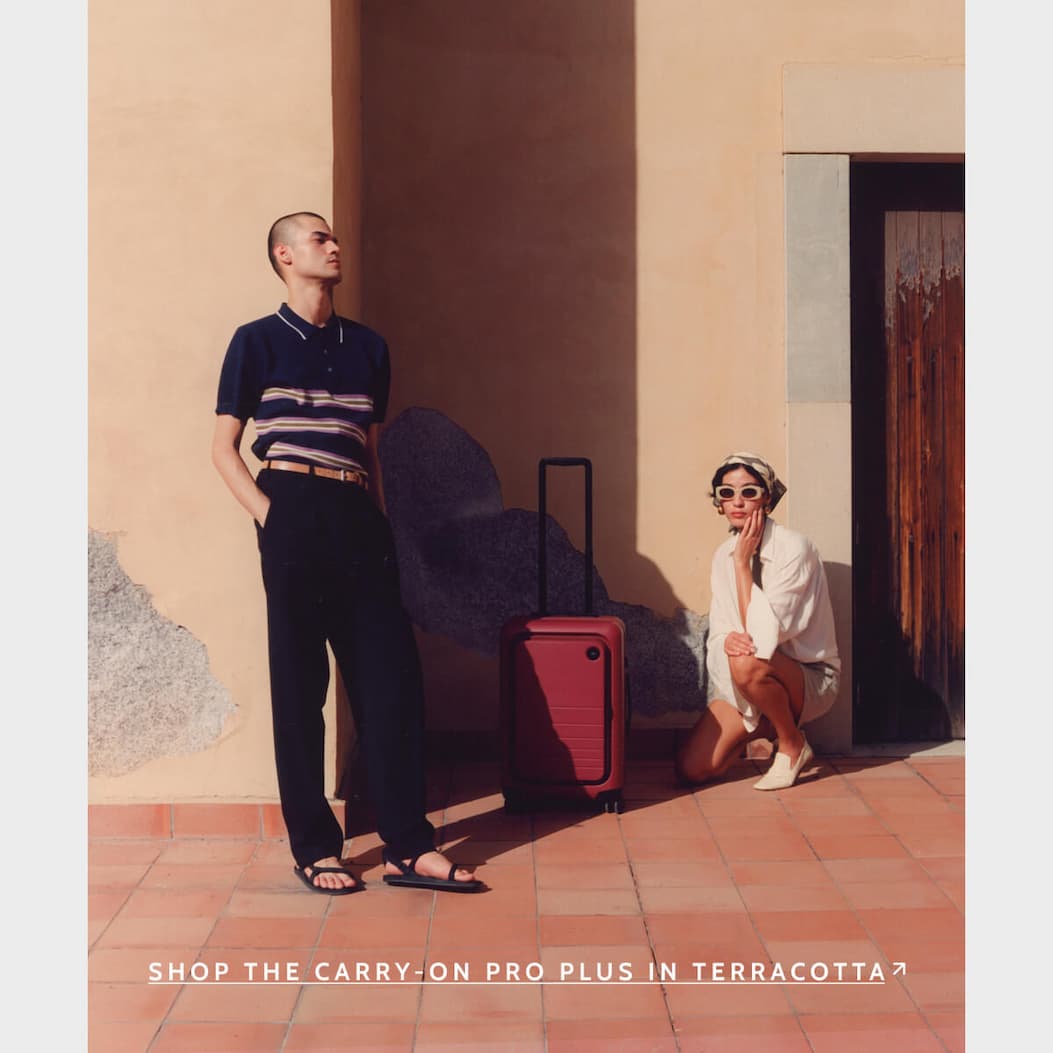 Shop the Carry-On Pro Plus in Terracotta.