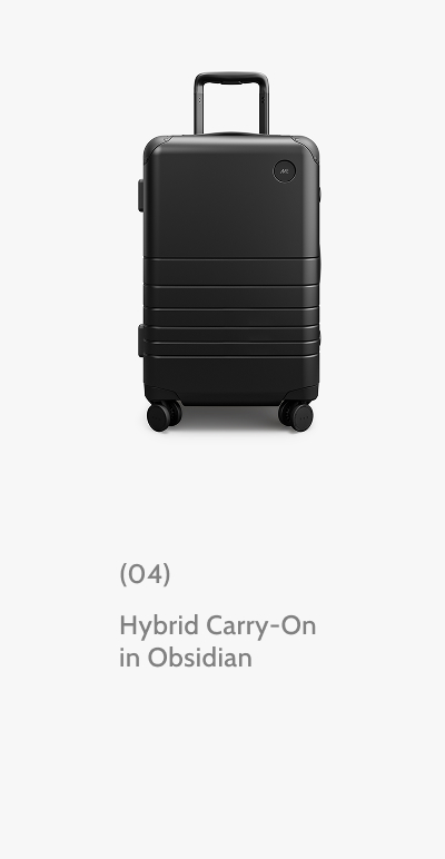 (04) Hybrid Carry-On in Obsidian. 