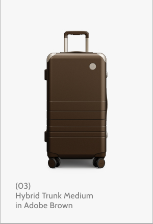 (03) Hybrid Trunk Medium in Adobe Brown.