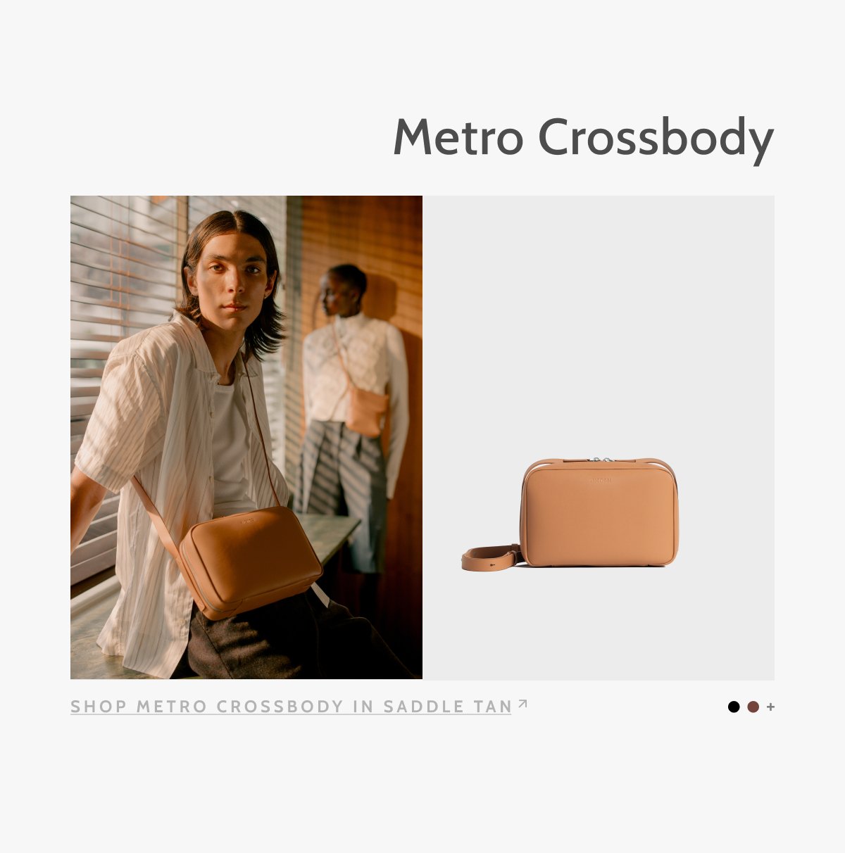 Metro Crossbody. Shop Metro Crossbody in Saddle Tan.