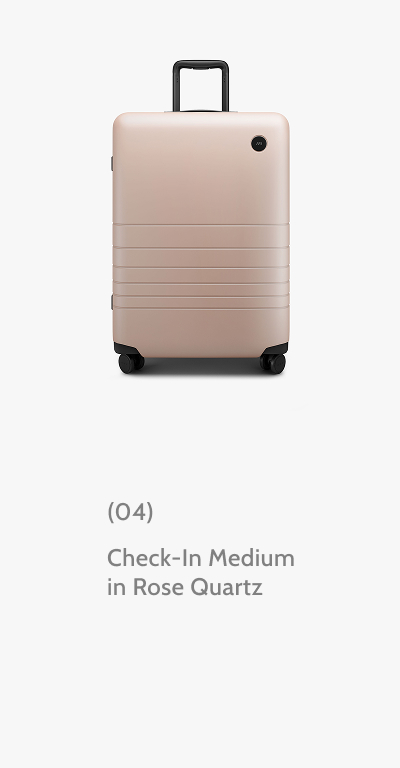 (04) Check-In Medium in Rose Quartz.