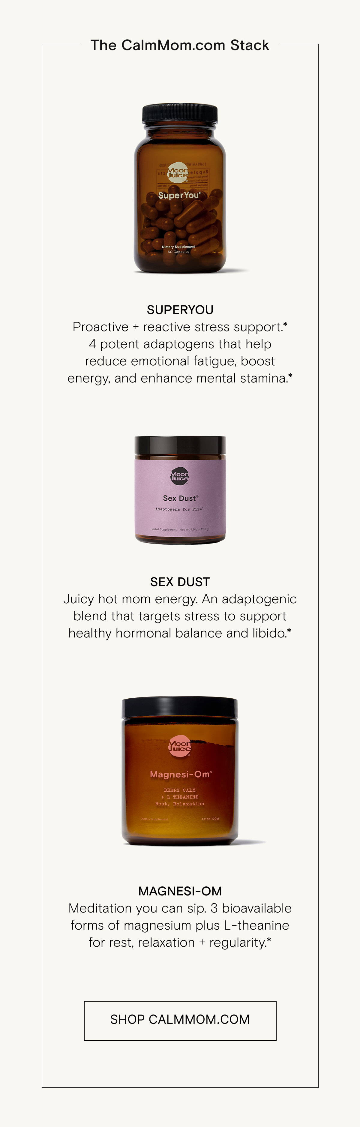 Shop Calmmom.com Stack