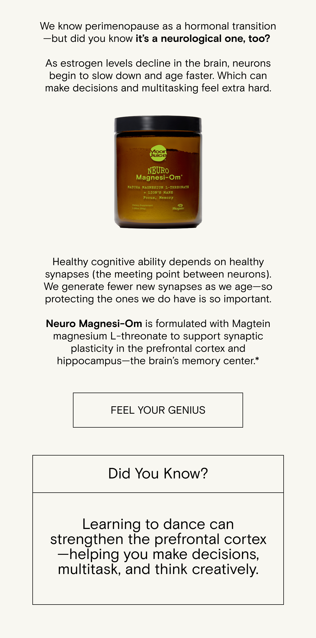 Did you know perimenopause is a neurological transition time for your hormones too?
