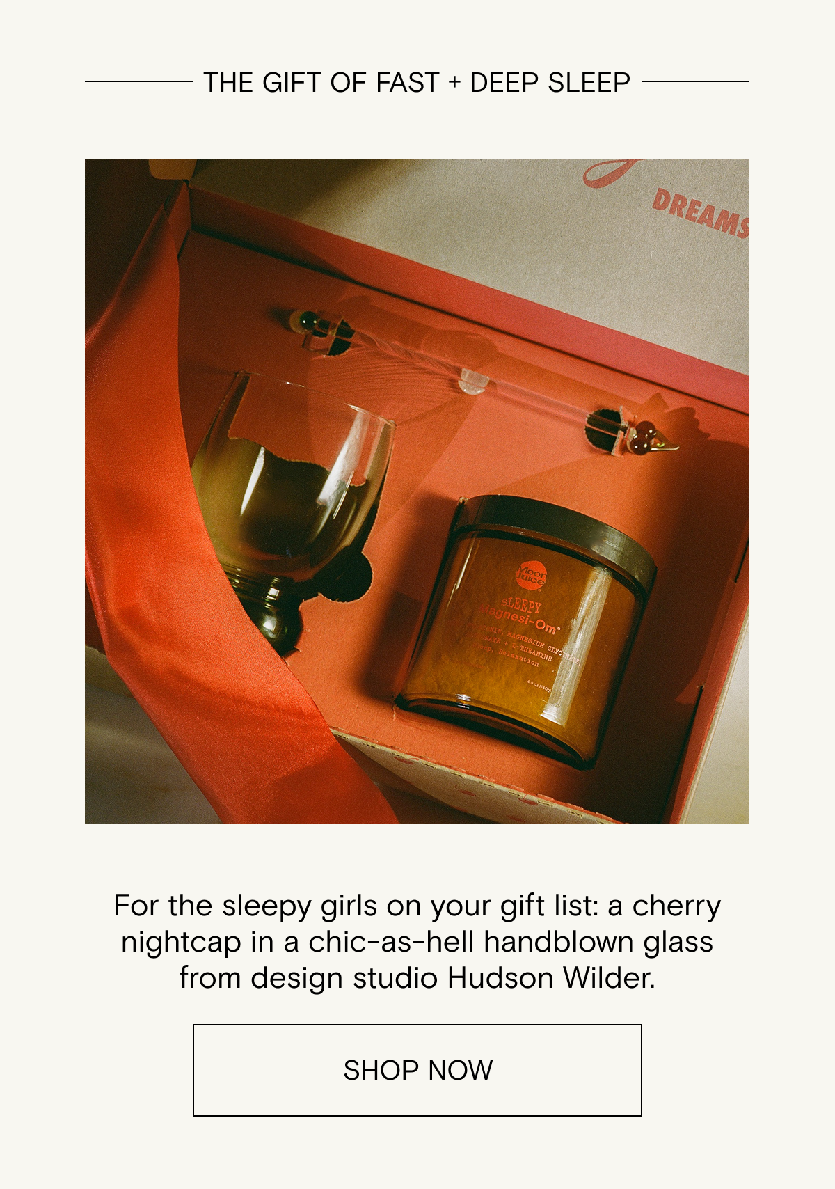 Give the gift of fast and deep sleep - shop our Sleepy Magnesi-om Kit