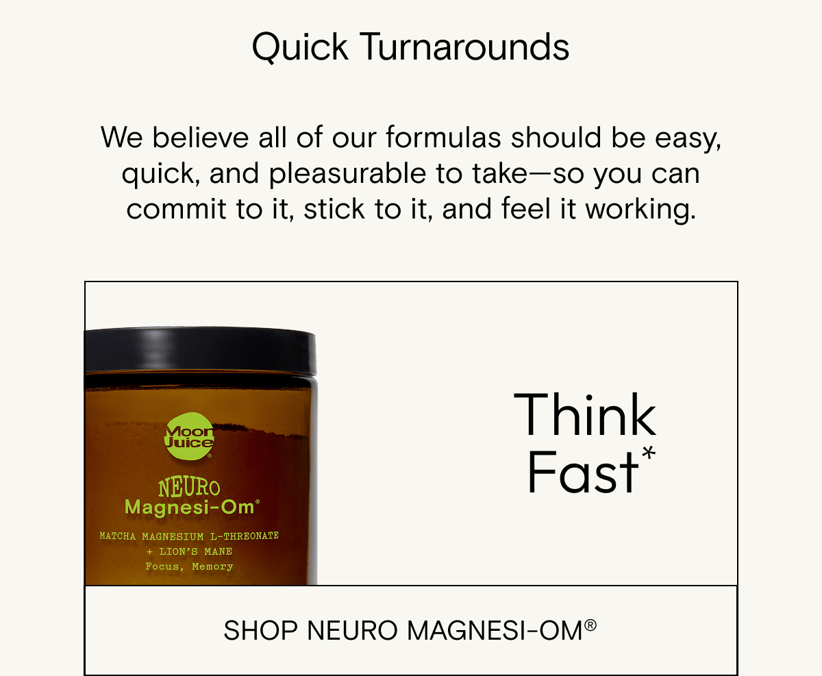 Think fast with Neuro Magnesi-om - 30% off for 3 months