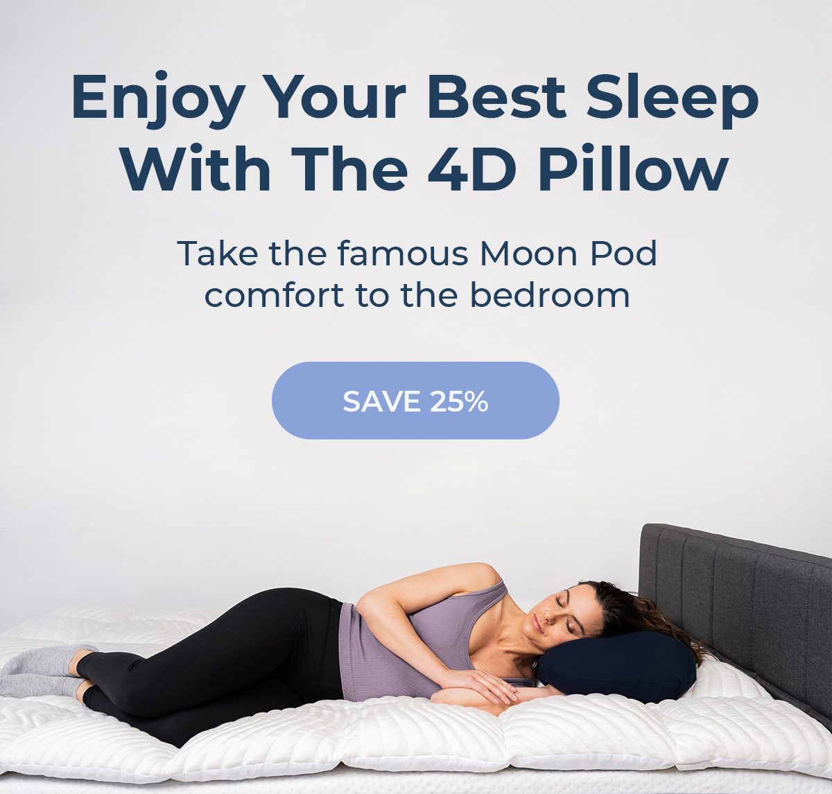 Enjoy Your Best Sleep With The 4D Pillow