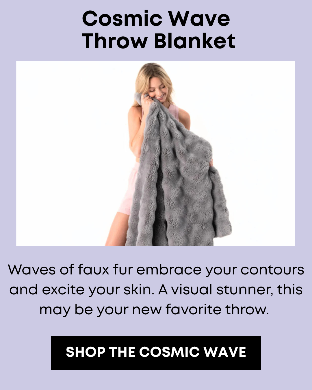 The Cosmic Wave Throw Blanket