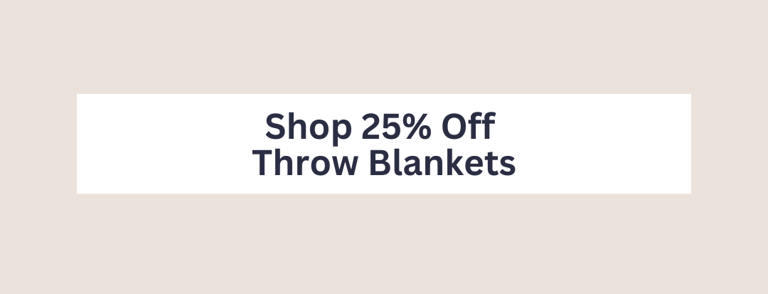 Shop The 25% Off Throw Blankets And Other Sale