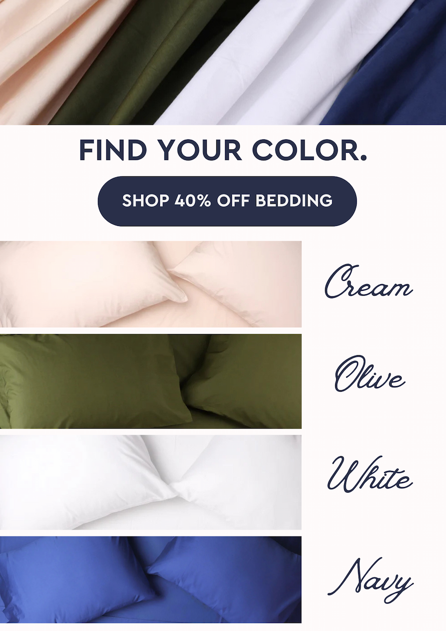 Shop 40% Off Bedding