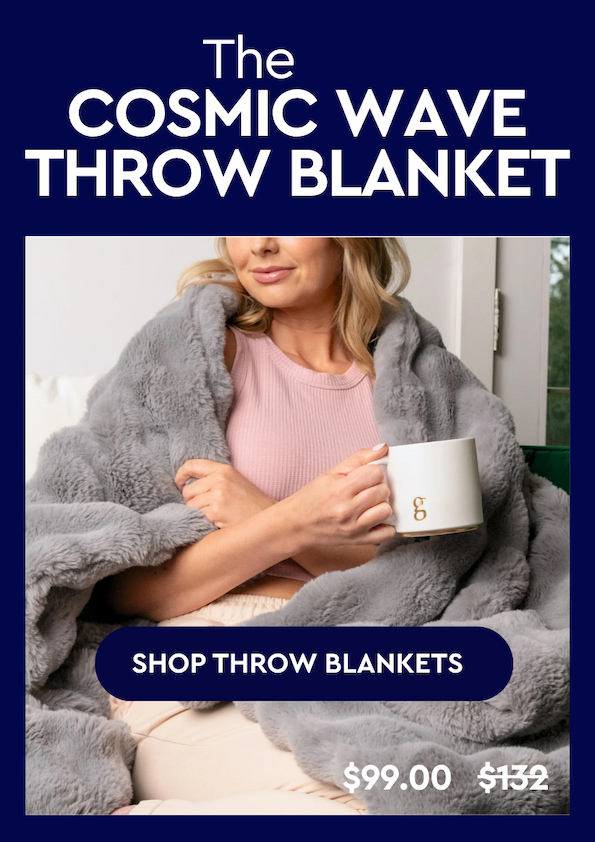 Cosmic Wave Throw Blanket