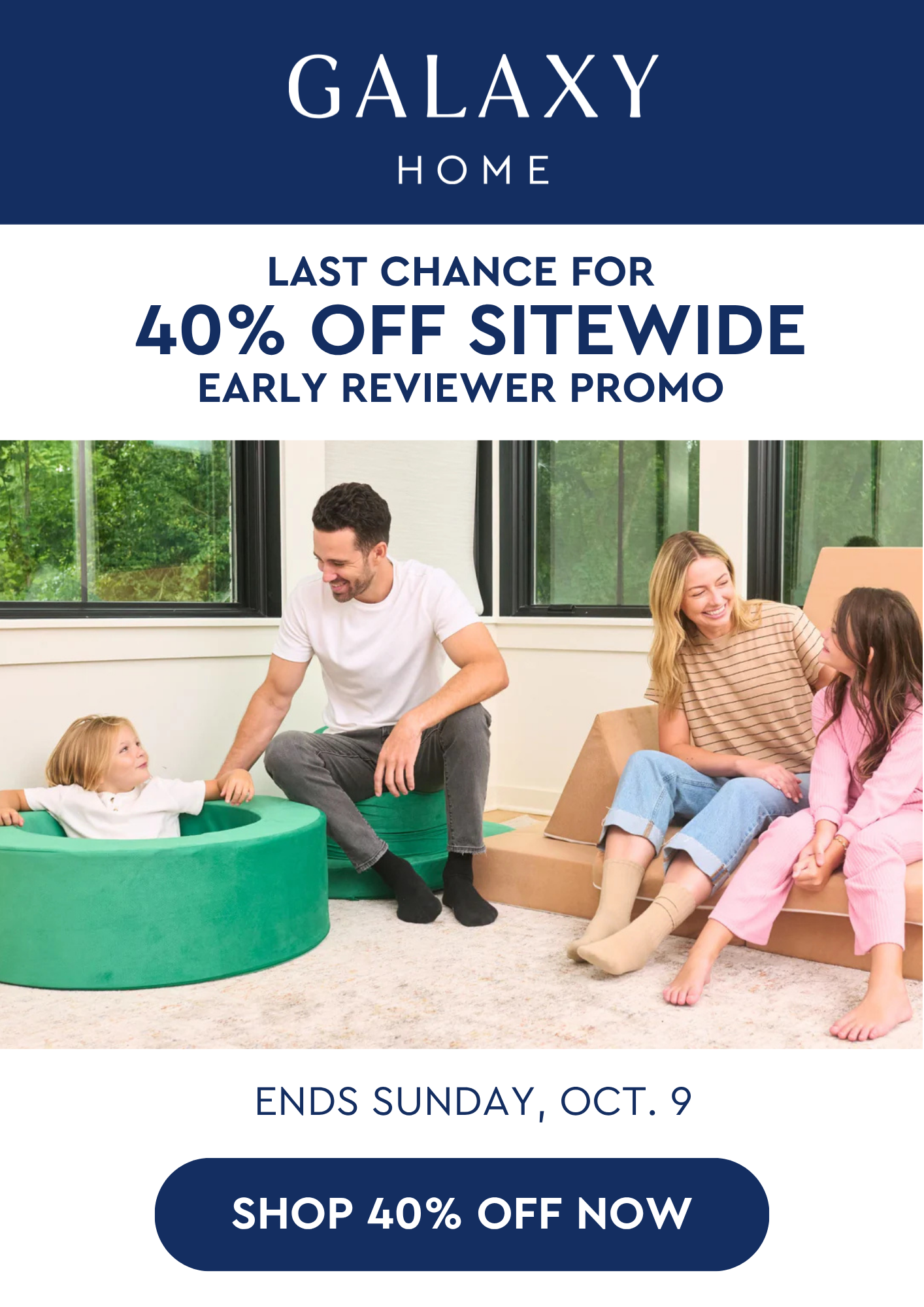 Last Chance For 40% Off Sitewide