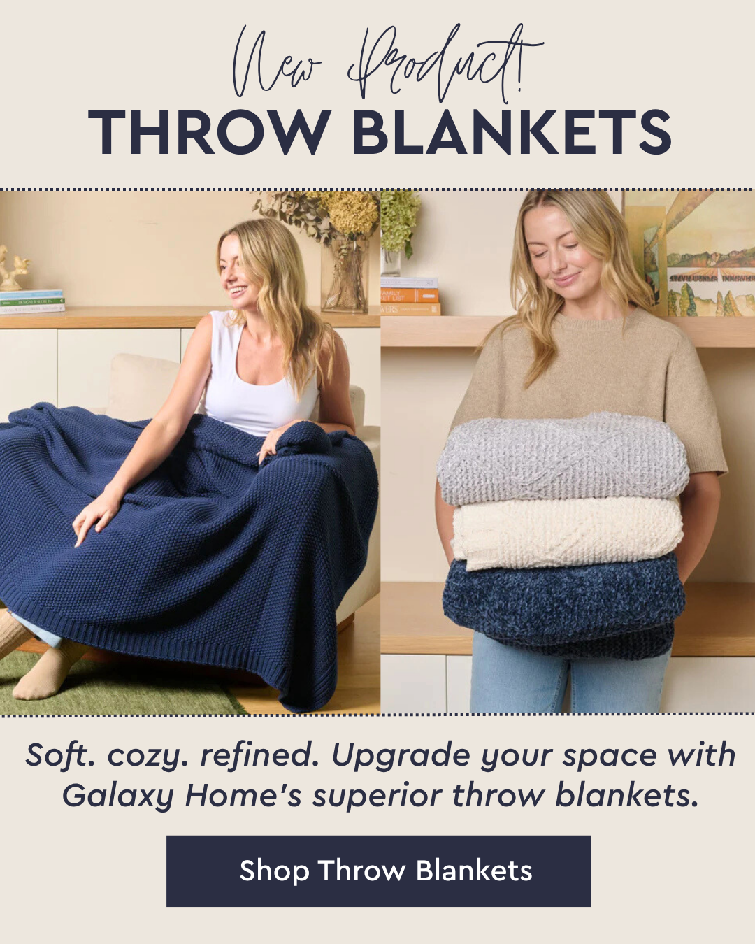 New Product! Throw Blankets
