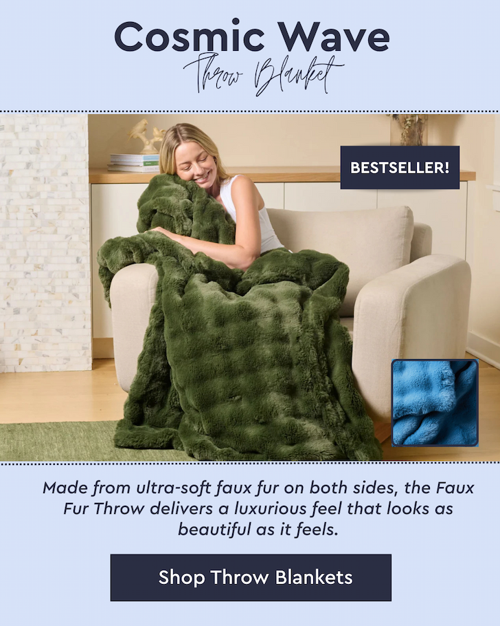 Cosmic Wave Throw Blanket