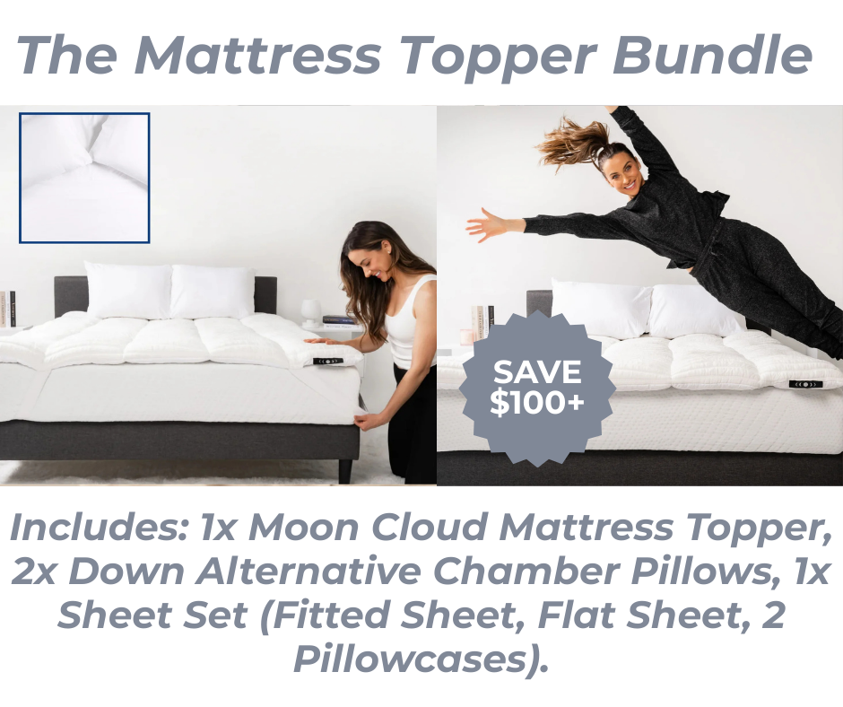 The Moon Cloud Mattress Topper Bundle