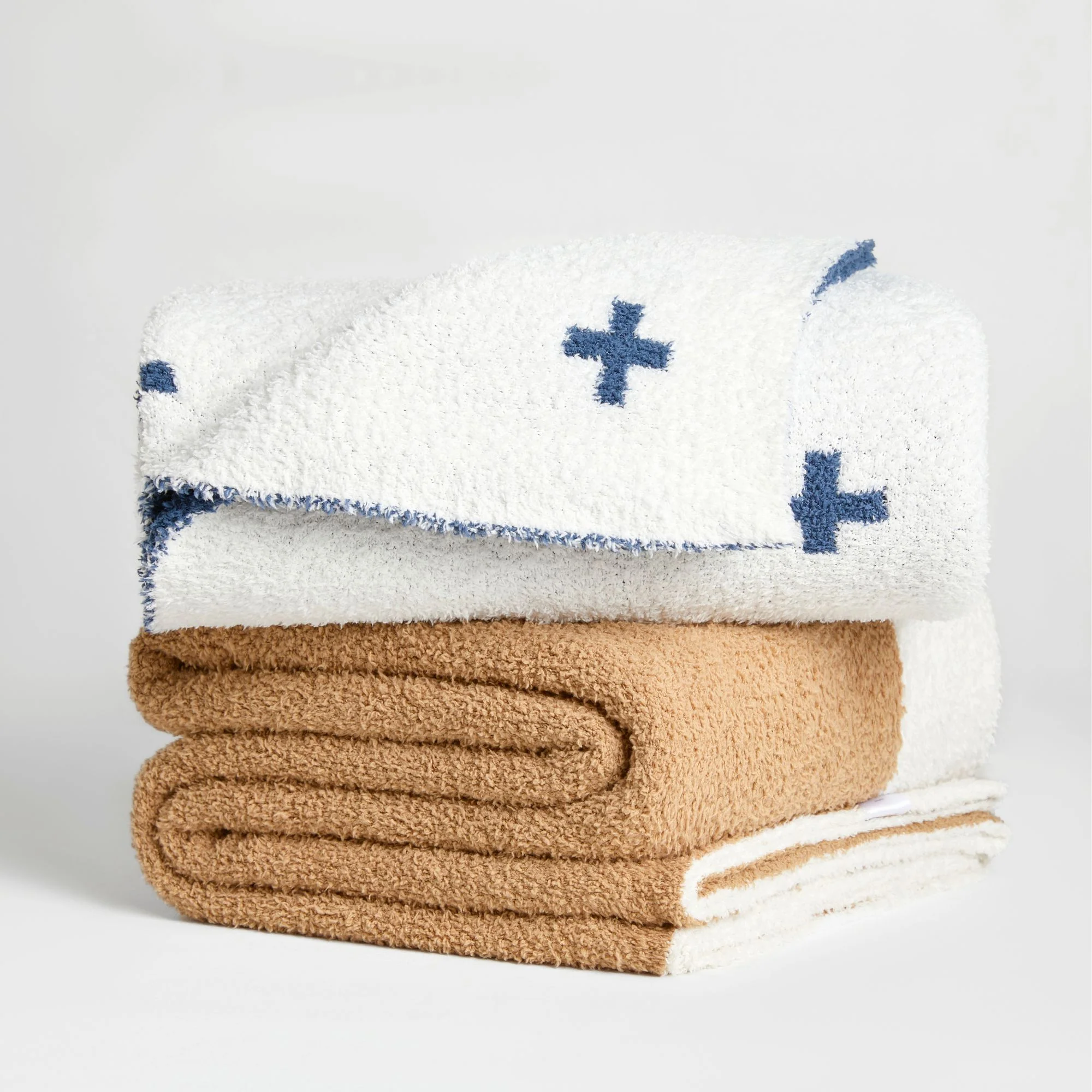 Image of Microfeather Knit Throw Blanket