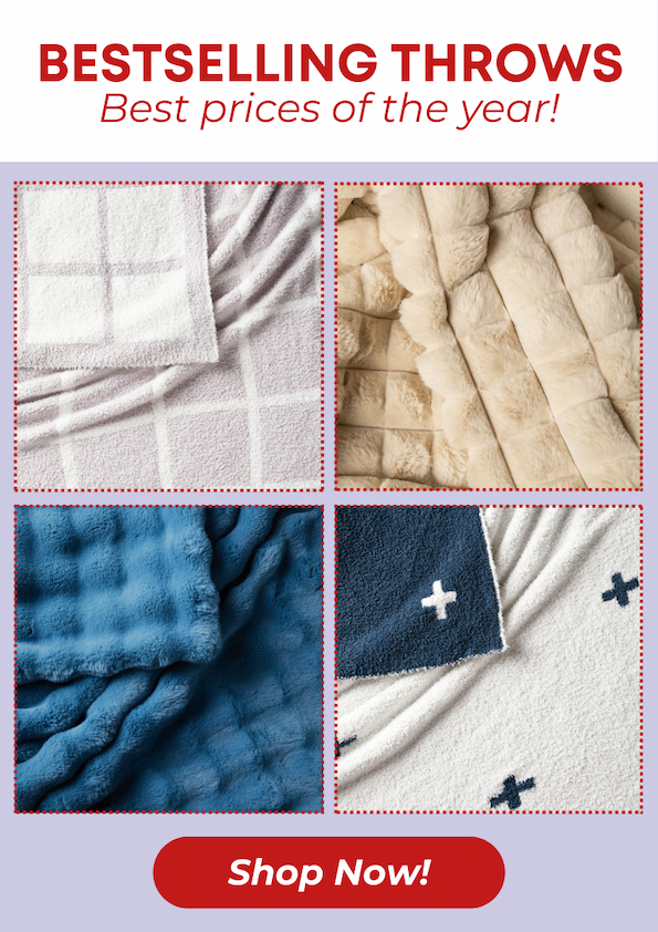 Bestselling Throws: Best prices of the year!