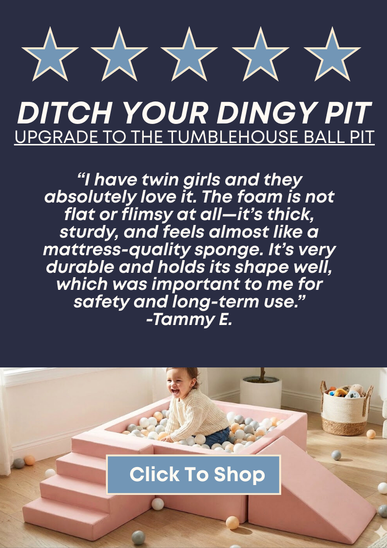Ditch Your Dingy Pit & Click To Shop For The TumbleHouse Ball Out