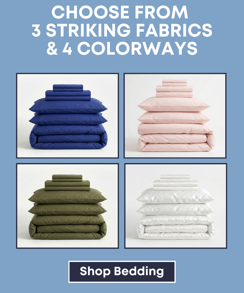Choose From 3 Striking Fabrics & 4 Colorways
