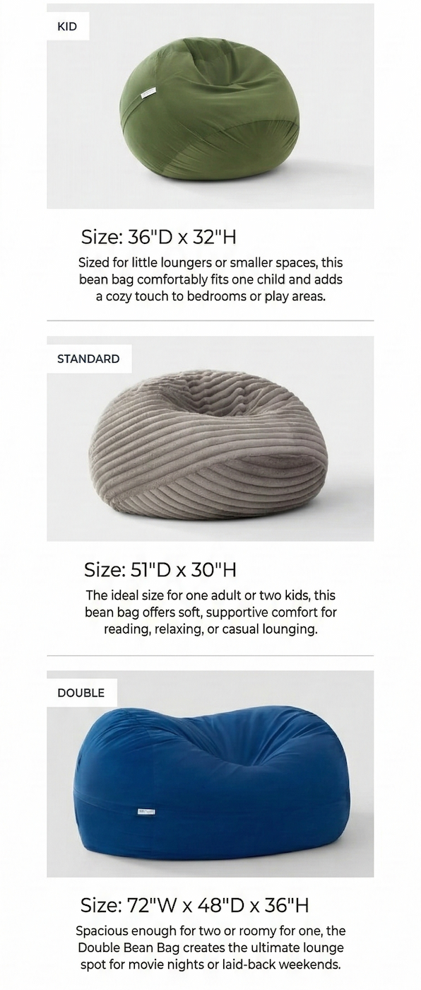 The Classic Bean Bag Chair