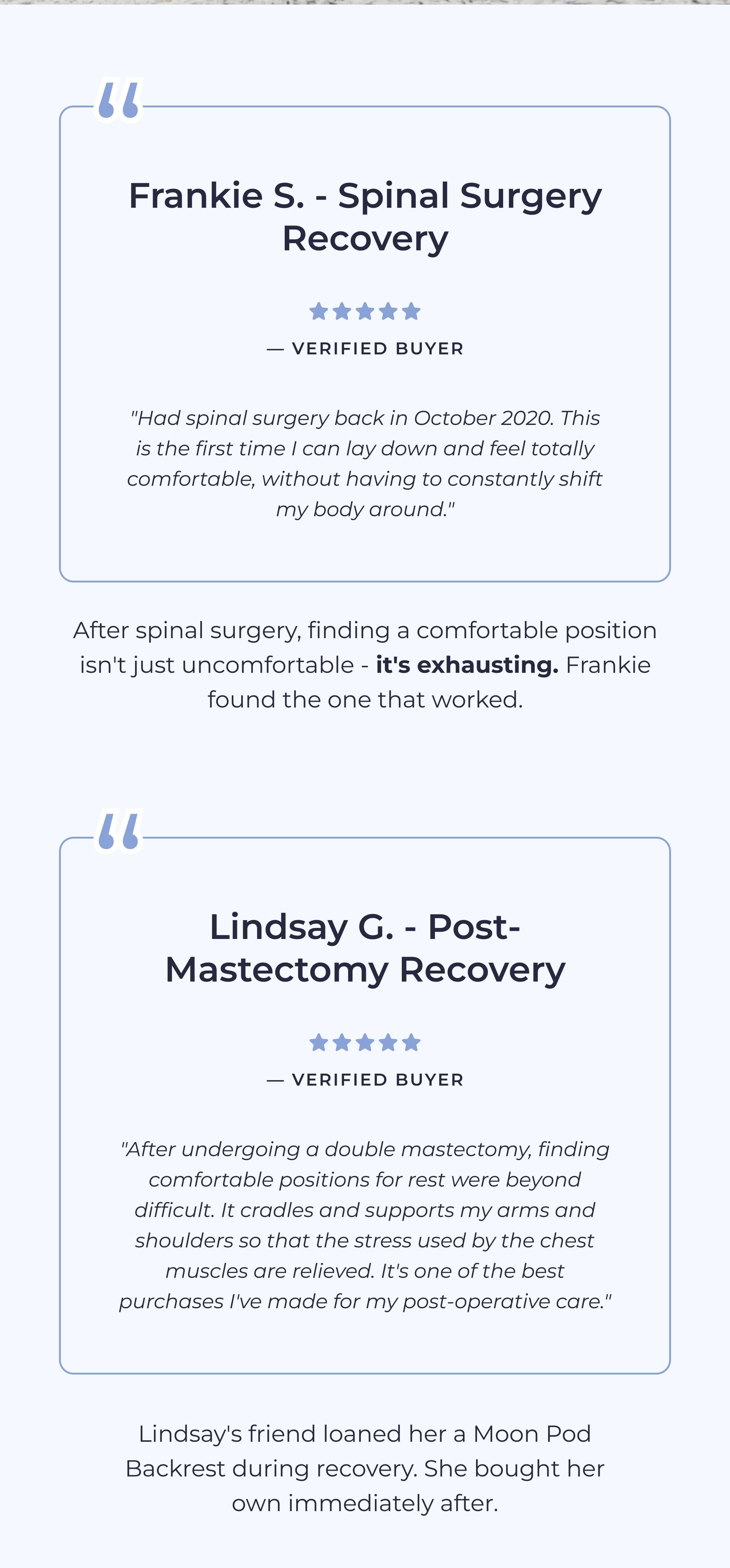 Frankie S. - Spinal Surgery Recovery
