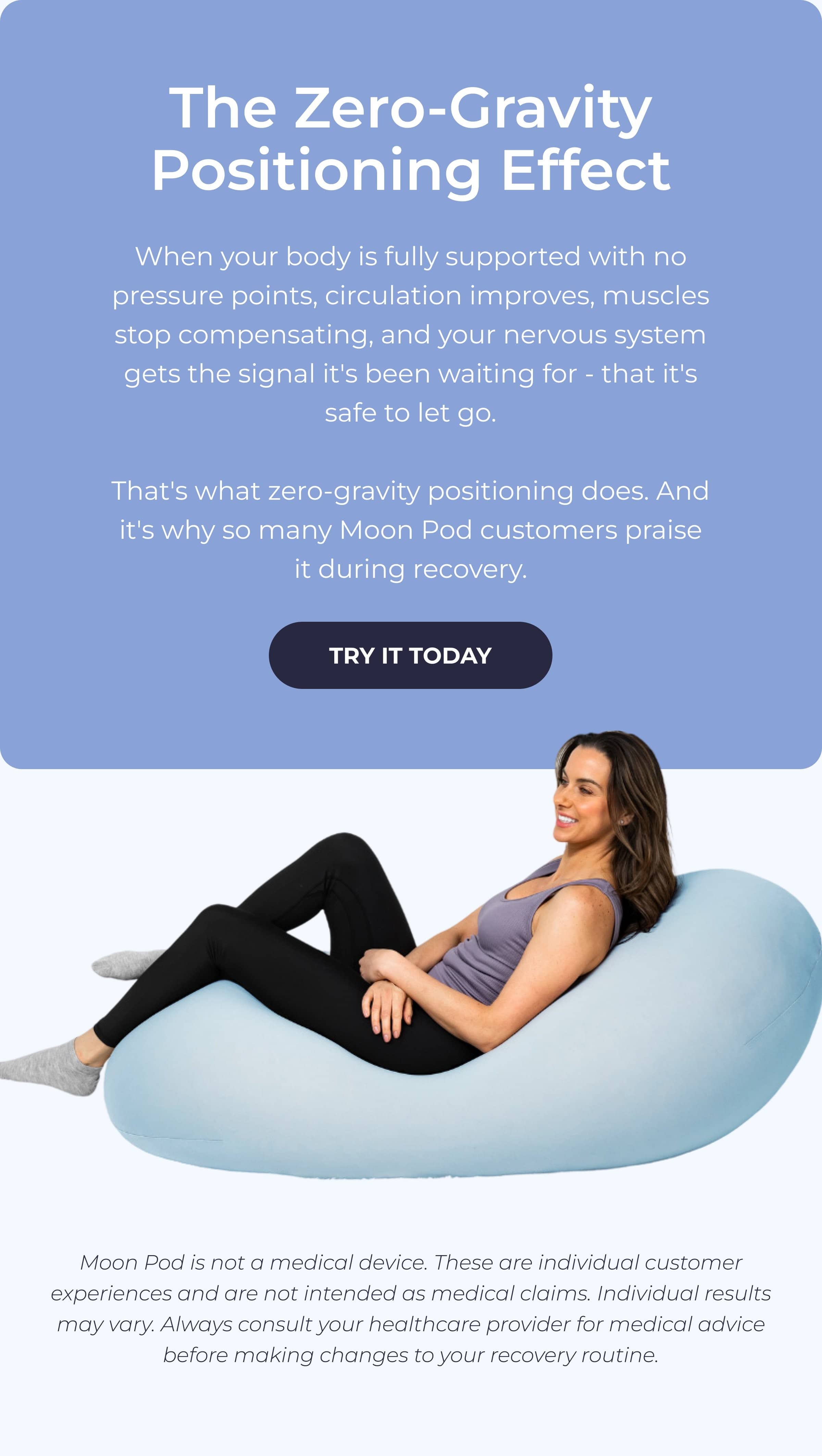 The Zero-Gravity Positioning Effect