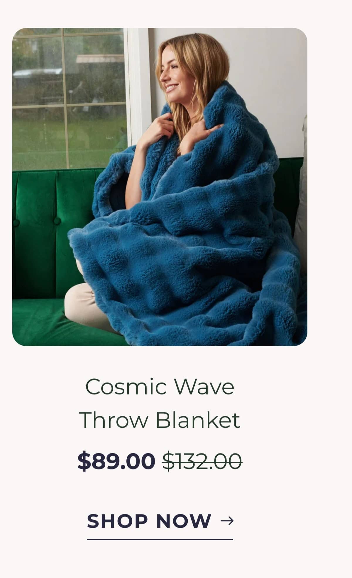 Cosmic Wave Throw Blanket