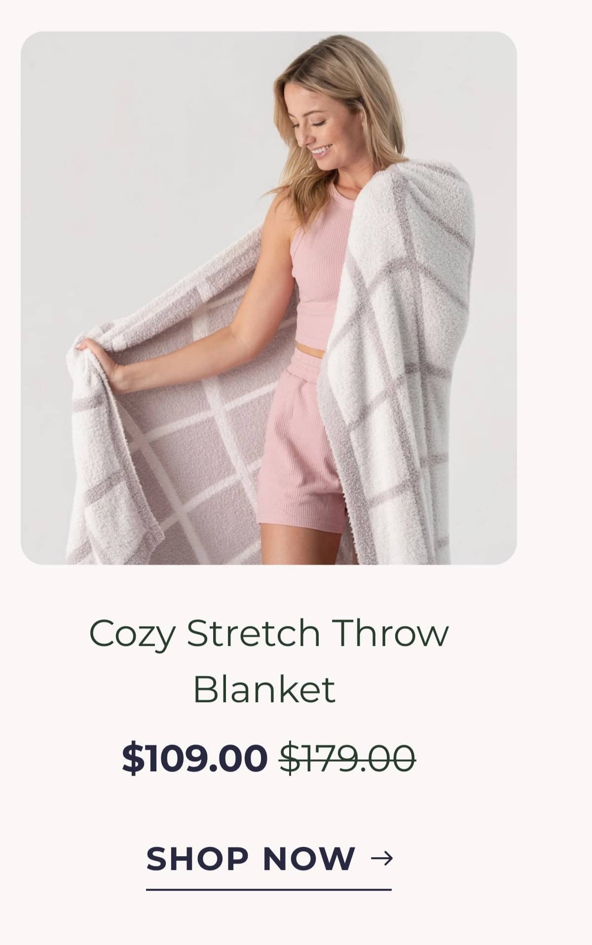 Cozy Stretch Throw Blanket