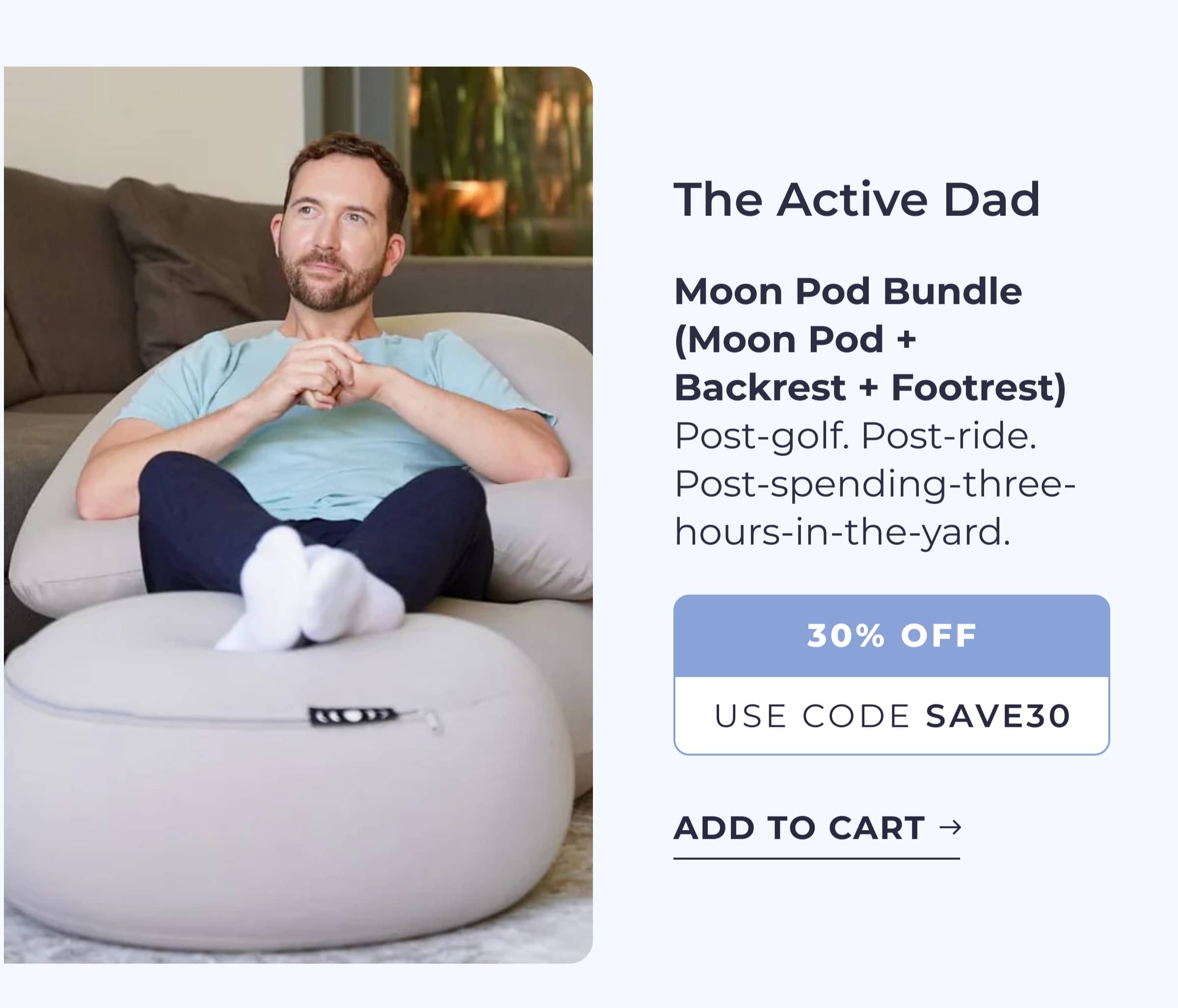 Moon Pod Bundle  (Moon Pod + Backrest + Footrest)