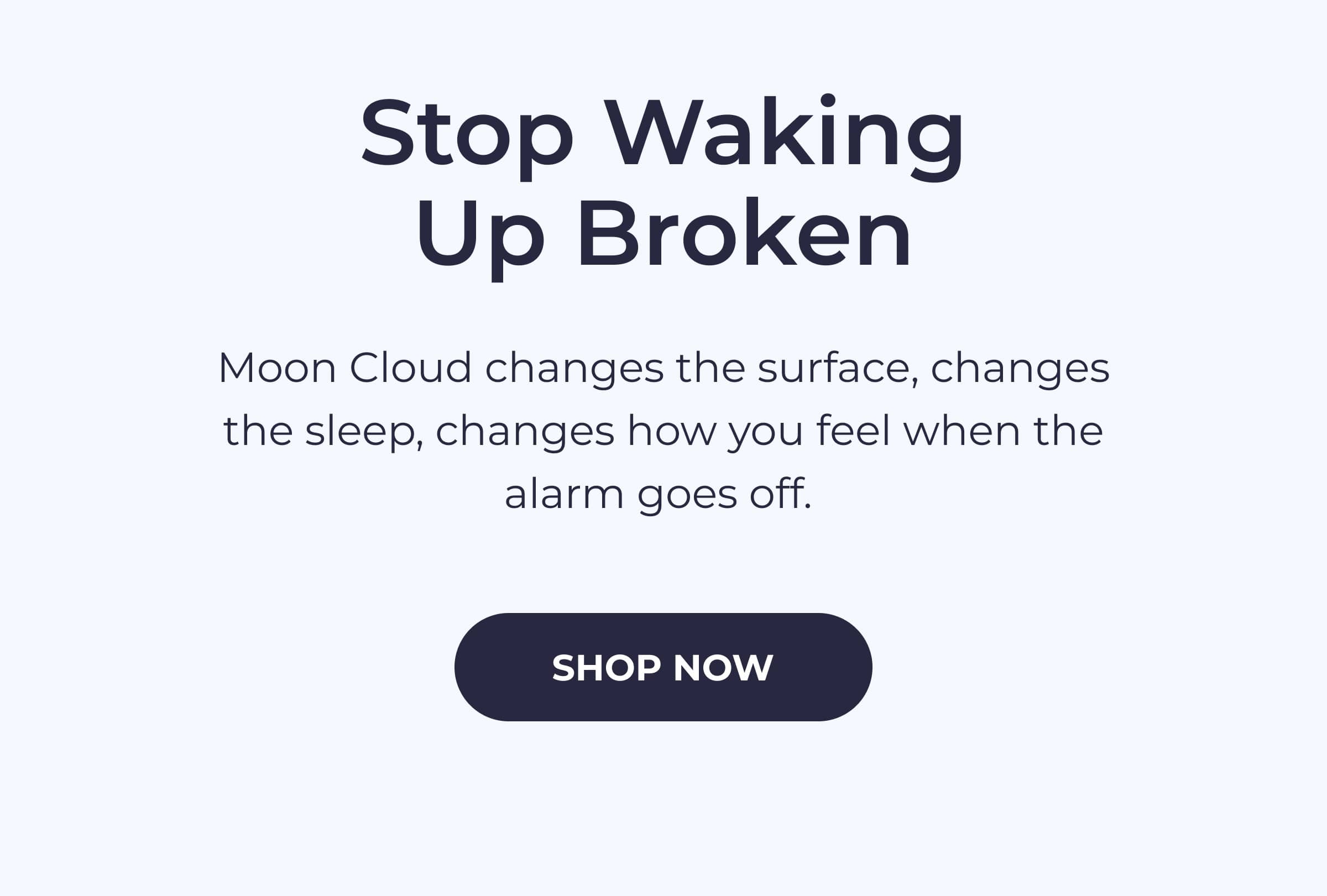 Stop Waking Up Broken