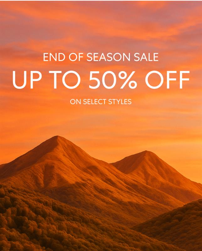 End of season sale 50%