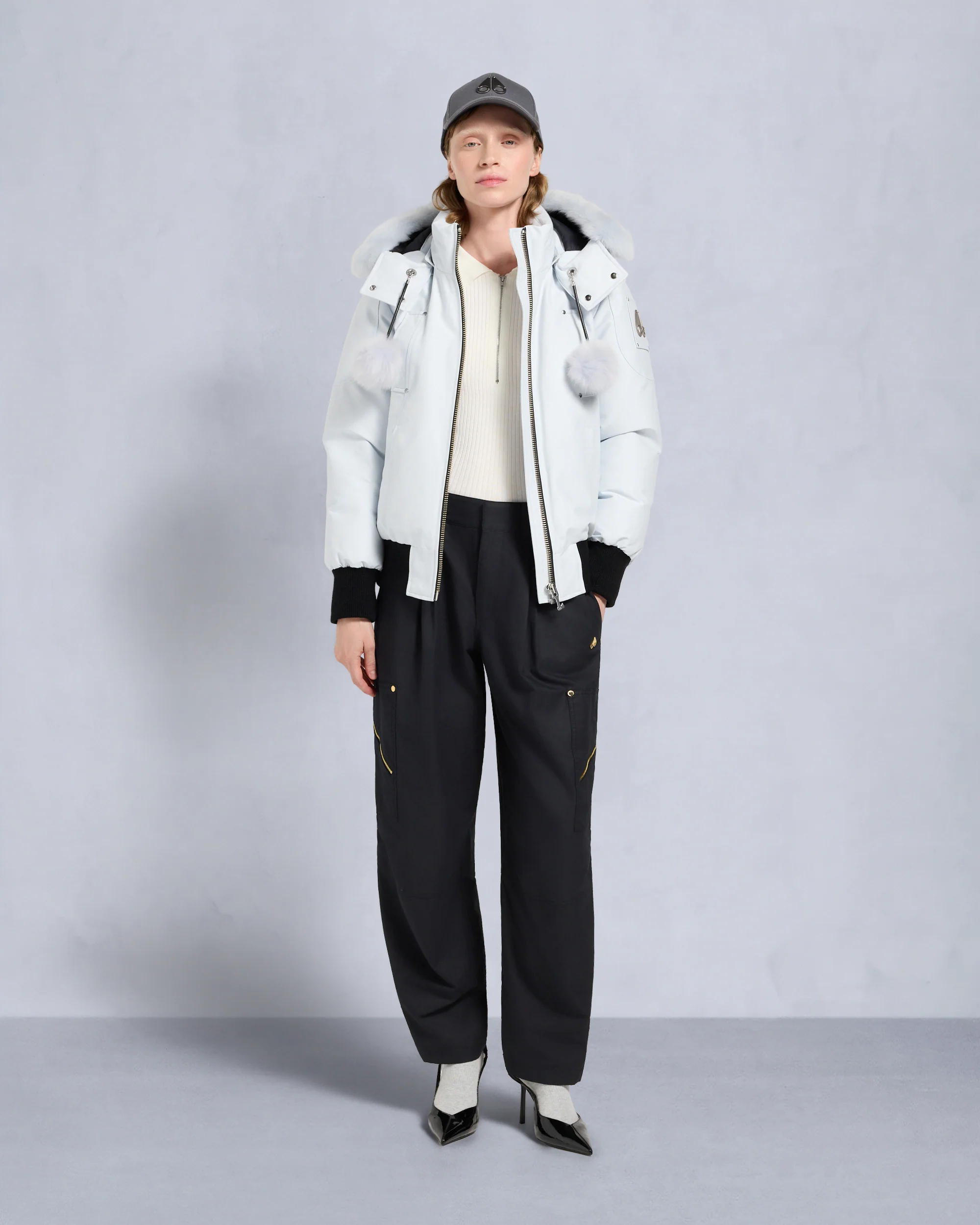 Image of ORIGINAL DEBBIE BOMBER JACKET-OXYGEN