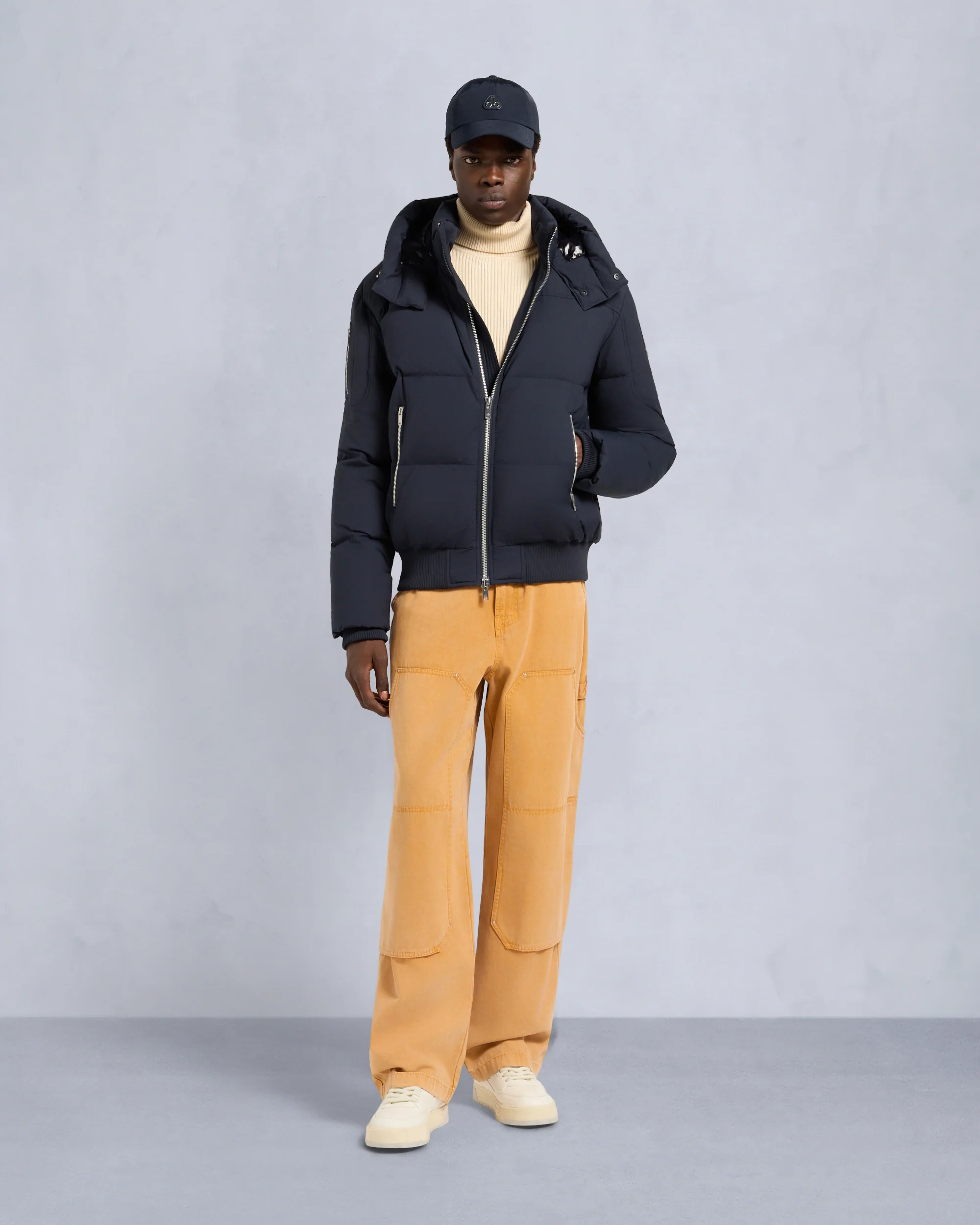 Image of EVEREST BOMBER JACKET-NAVY