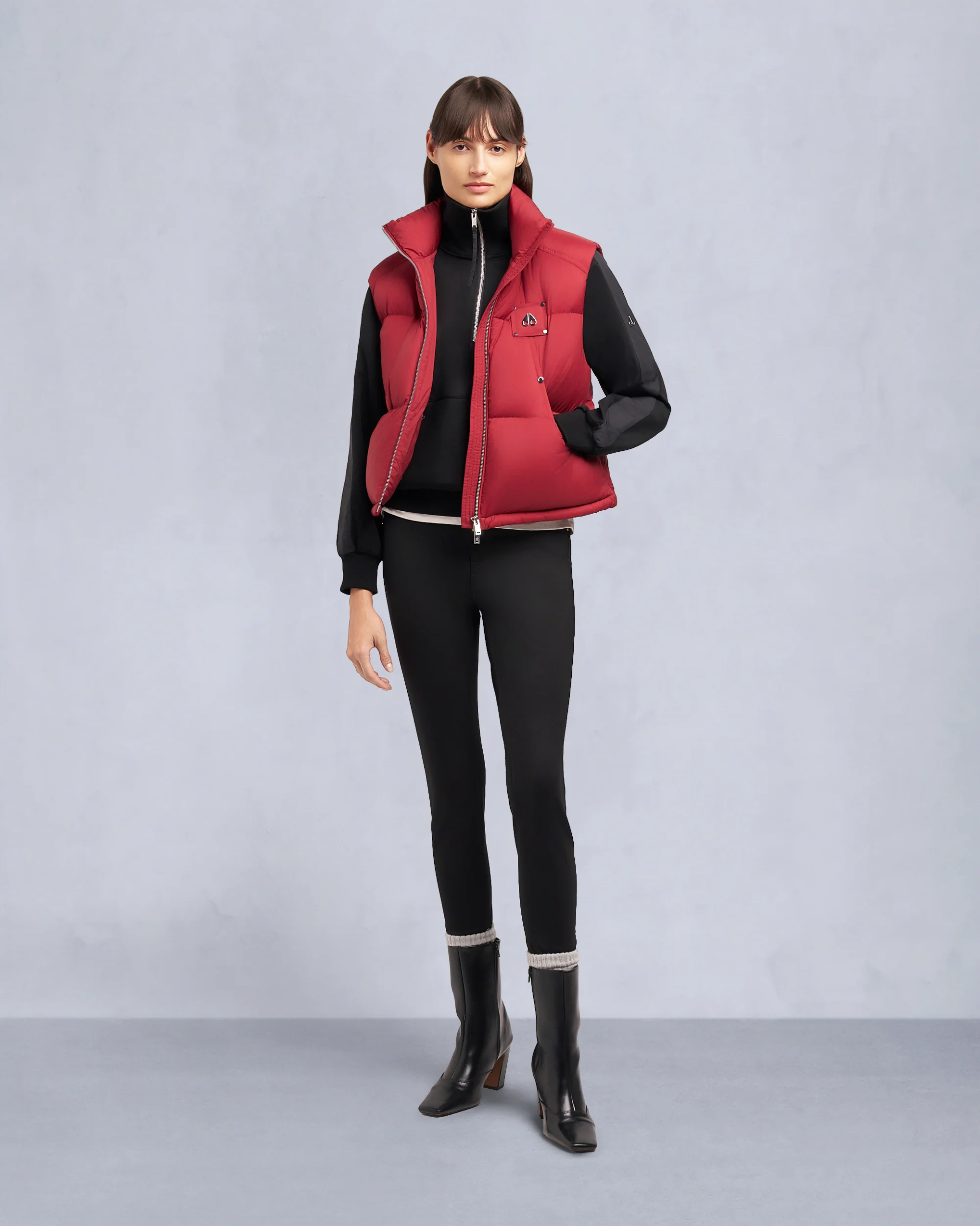 Image of AKAI PUFFER VEST-SUMAC