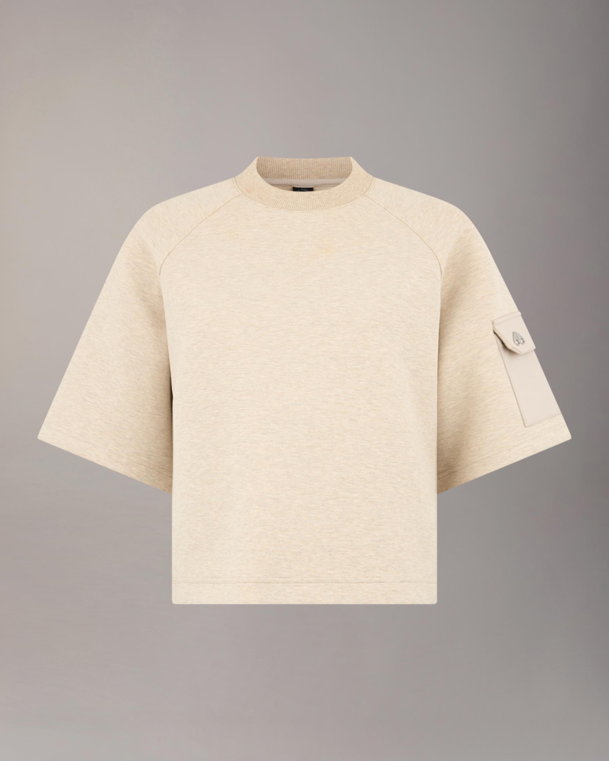 MIXED MEDIA NEOPRENE T-SHIRT